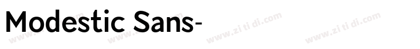 Modestic Sans字体转换
